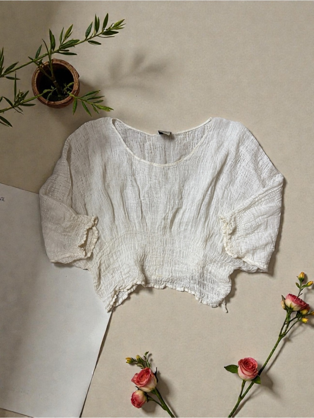 La Bottega Di Brunella Flax Relax Top